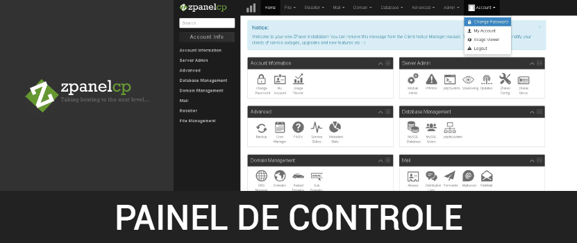 Painéis de controle GRÁTIS! Parte 3 de 6 – Como instalar o painel de controle ZPanel no CentOS