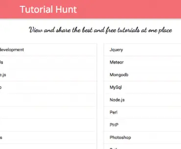 Tutorial Hunt reúne dezenas de tutoriais sobre programação