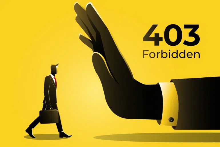 Como solucionar o erro erro 403 forbidden? Descubra