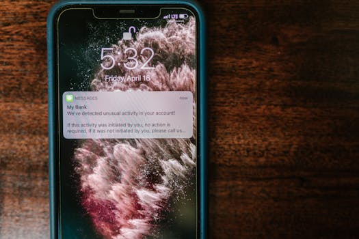Imagem ilustrativa de um smartphone recebendo mensagens suspeitas.
