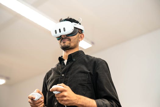 Exemplo de uso de tecnologia AR/VR para demonstração de produtos.