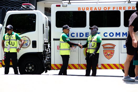 Equipe de resposta a incidentes em ação.