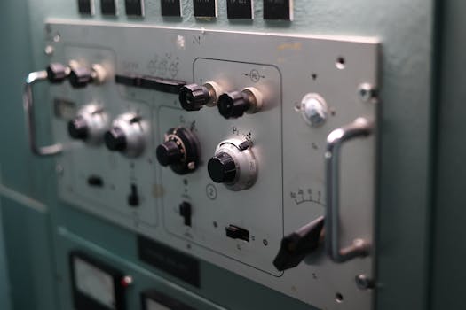 Visualização detalhada do painel de controle.