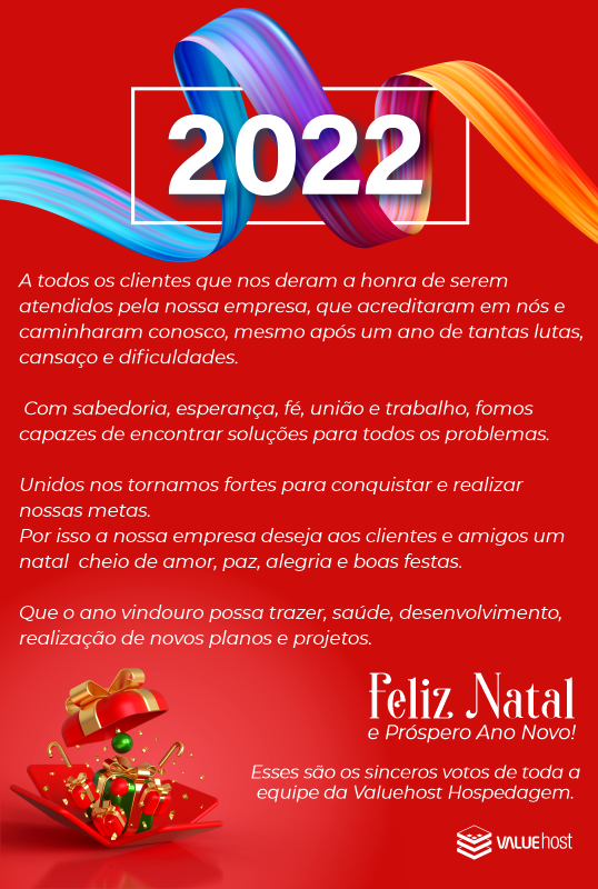 Feliz Natal e Próspero Ano Novo!